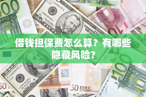 济南借钱担保费怎么算？有哪些隐藏风险？