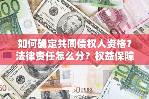 济南如何确定共同债权人资格？法律责任怎么分？权益保障技巧揭秘！