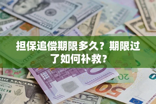济南担保追偿期限多久？期限过了如何补救？