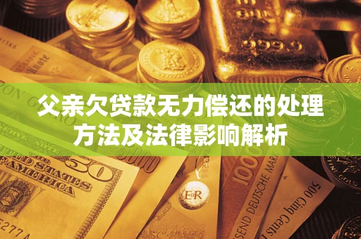 济南父亲欠贷款无力偿还的处理方法及法律影响解析