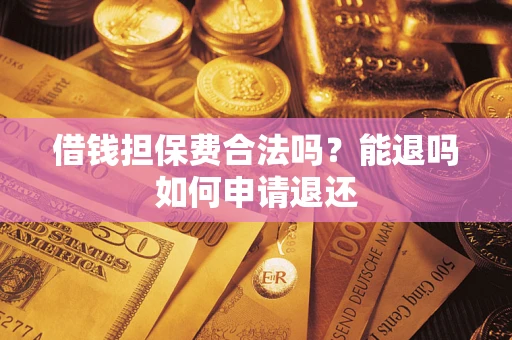 济南借钱担保费合法吗？能退吗如何申请退还