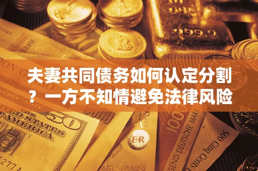 济南夫妻共同债务如何认定分割？一方不知情避免法律风险必看！